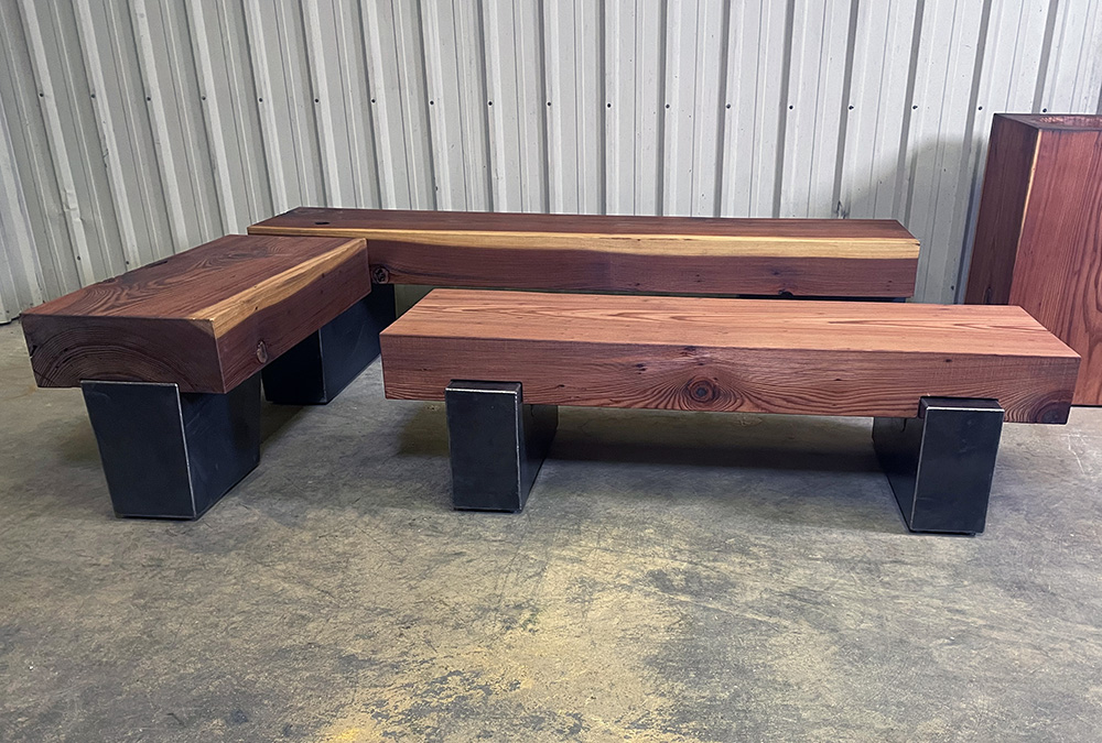 Ojai (longer bench) and Carpinteria (shorter bench is $3500)